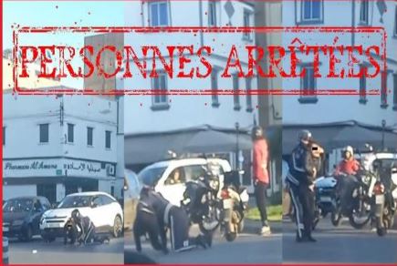أمن الدار البيضاء يتفاعل مع شريط فيديو لشخص يبدى مقاومة شديدة في مواجهة عناصر الشرطة