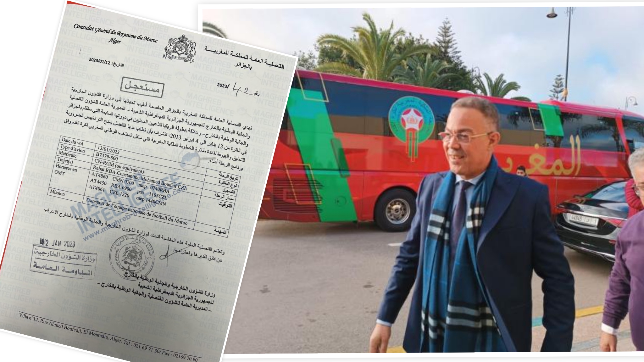 بالوثيقة.. المغرب سلك جميع الطرق الديبلوماسية للحصول على ترخيص لطائرة المنتخب المحلي