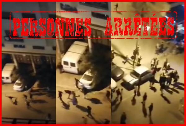 فيديو “مخيف” لمعركة بالحجارة بطنجة واعتقالات بالجملة في صفوف المتورطين
