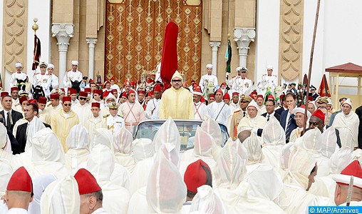 أمير المؤمنين يترأس حفل الولاء بالقصر الملكي بتطوان