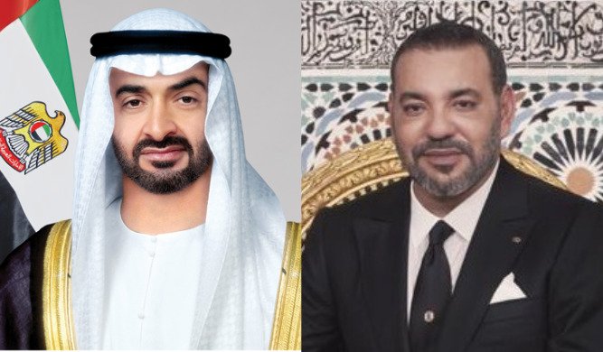 صاحب الجلالة الملك محمد السادس يبعث رسالة خطية إلى أخيه صاحب السمو الشيخ محمد بن زايد آل نهيان رئيس دولة الإمارات العربية المتحدة