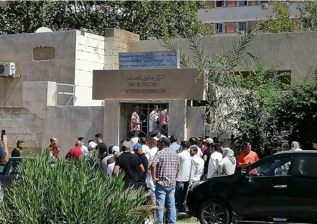 مكناس..إقبال كبير على المركز الجهوي لتحاقن الدم من أجل التبرع والتضامن الوطني.