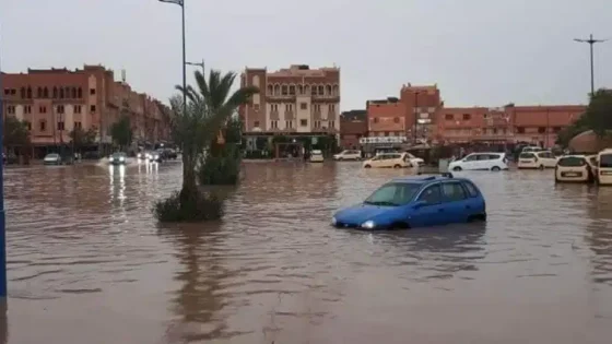 ورززات تسجل أعلى نسبة تساقطات مطرية بـ 48 ملم خلال الـ 24 ساعة الماضية