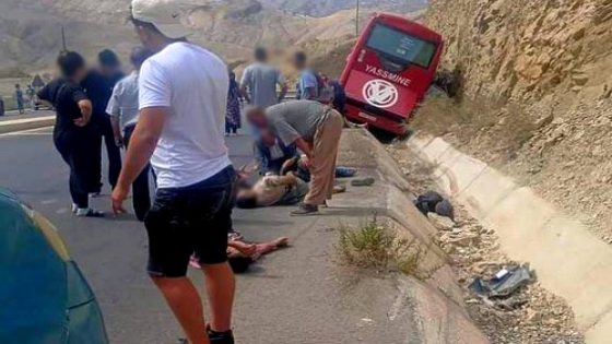 حادث سير خطير لحافلة نقل مسافرين بمنطقة بوعلمة يتسبب في إصابات متعددة