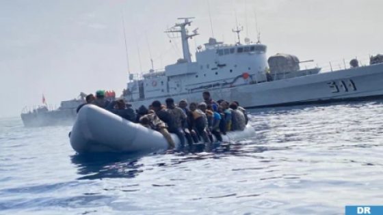 البحرية الملكية تعترض قاربا على متنه 52 مرشحا للهجرة الغير شرعية