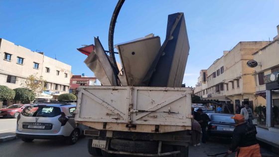 حملة لتحرير الملك العمومي بمكناس: السلطات تتصدى للتجاوزات