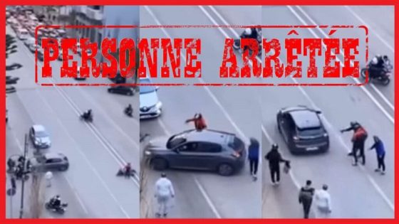 أمن طنجة يعتقل مشتبه فيه في حادثة سير مع جنحة الفرار.