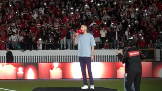 زياش يشعل دونور في أول ظهور له بقميص الوداد ويهتف لفلسطين وسط حفاوة جماهيرية كبيرة
