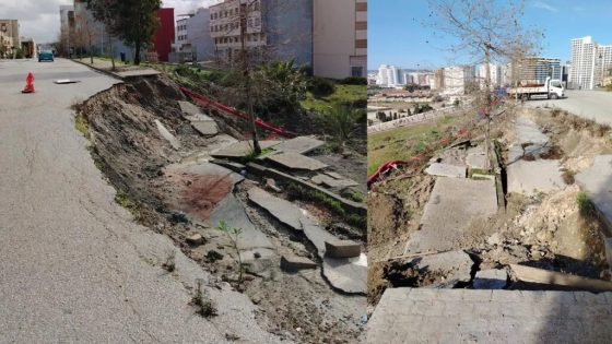انجراف للتربة يهدد طريق بطنجة البالية وسط مخاوف الساكنة من انهيار